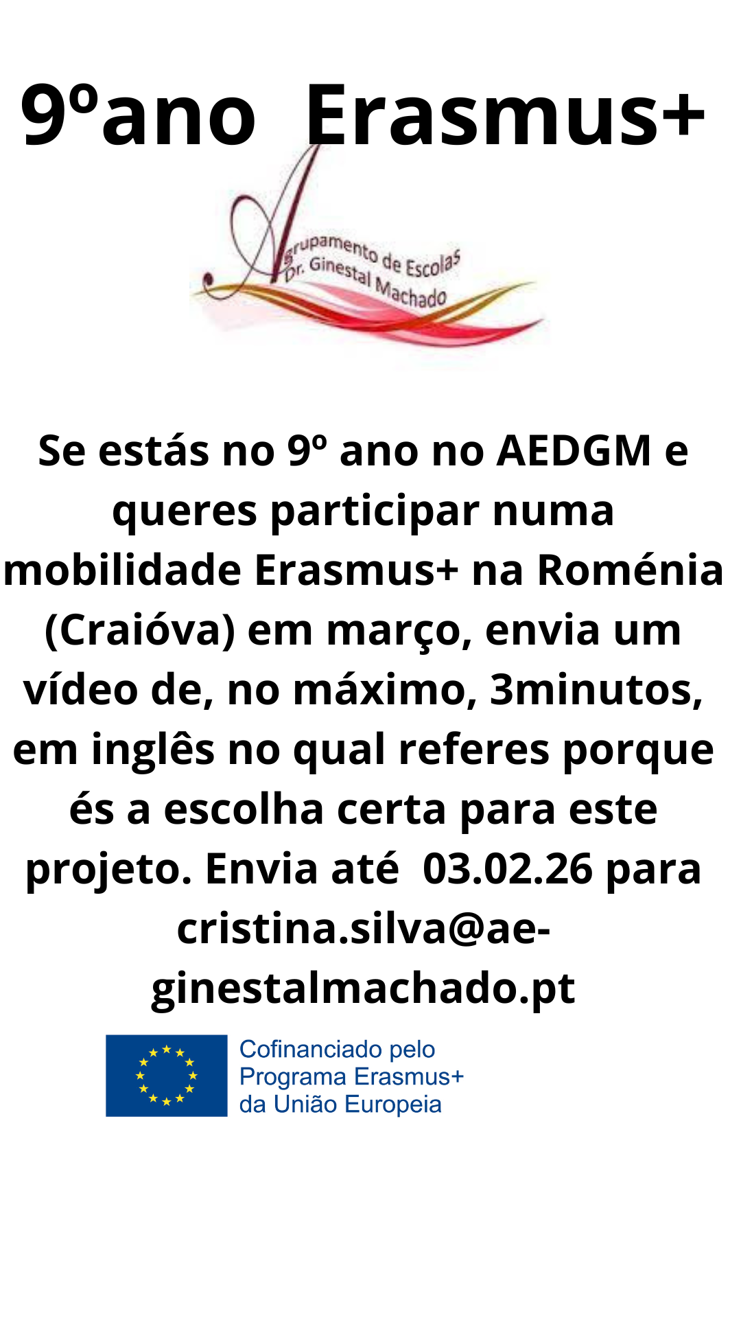 9.º ano Erasmus+