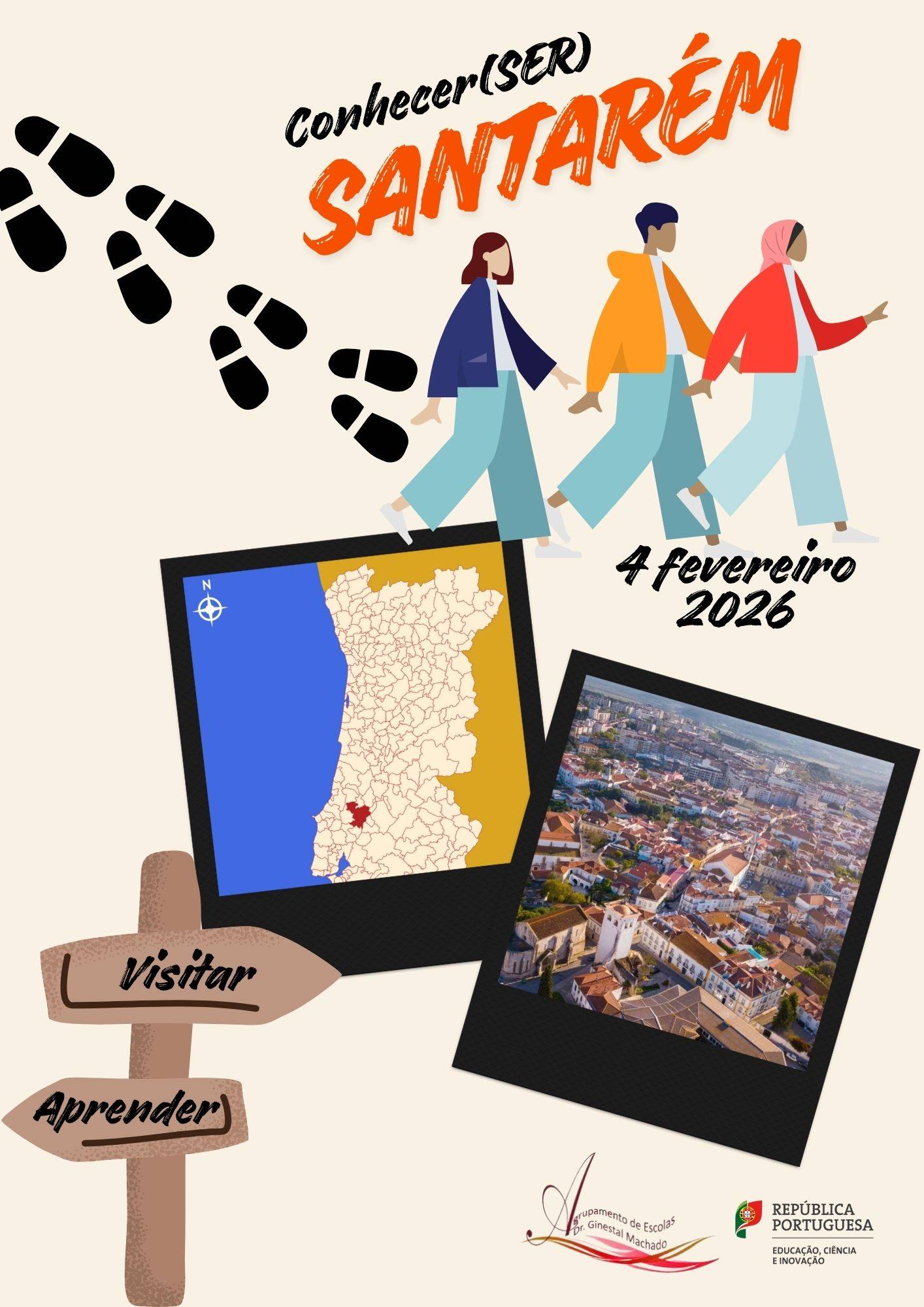 Escola fora de portas - atividade PLNM em Santarém