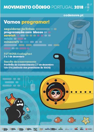 Movimento Código Portugal – de 3 a 7 de dezembro de   2018